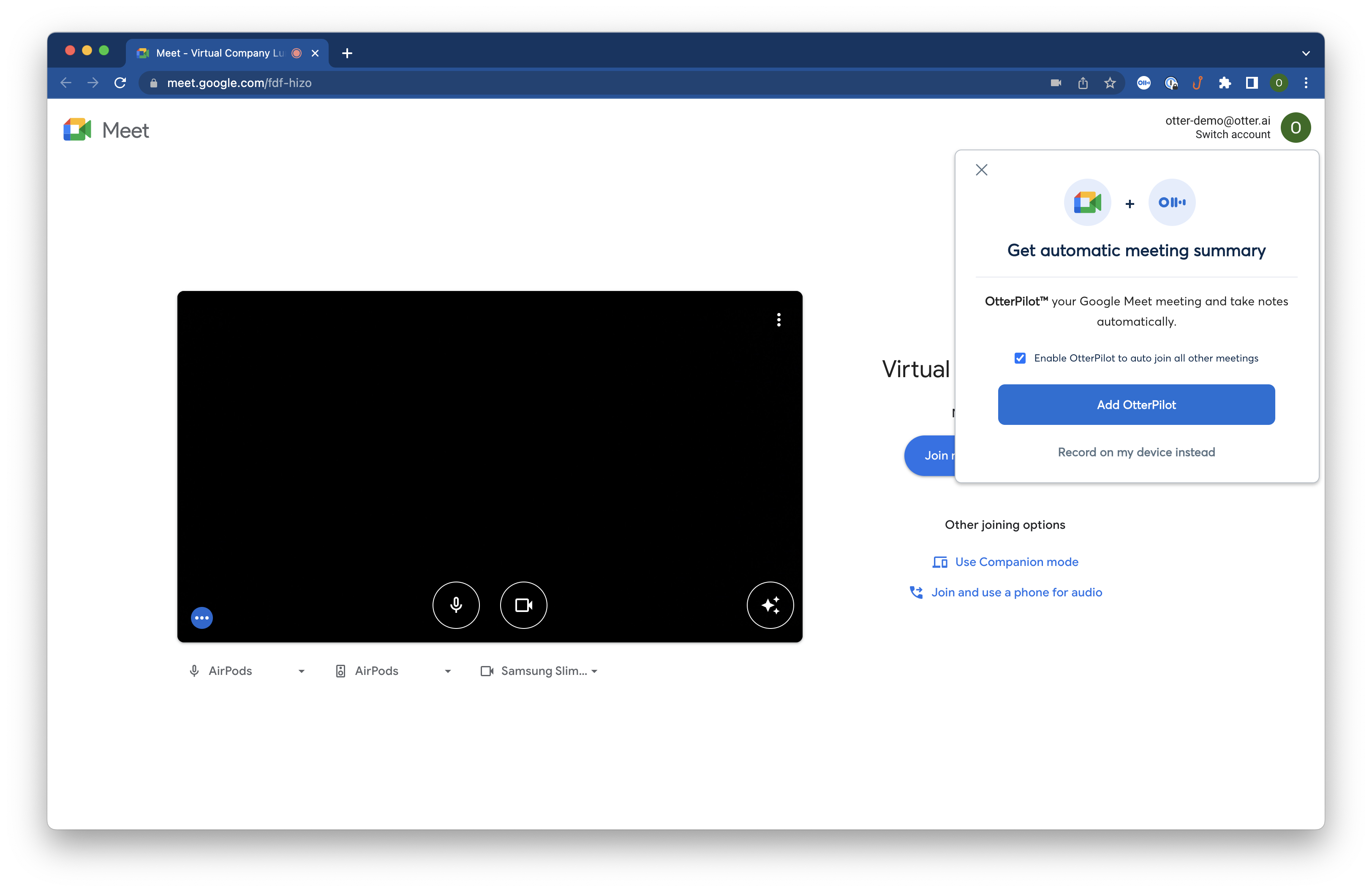 Otter Chrome Extension Otter.ai Help Center