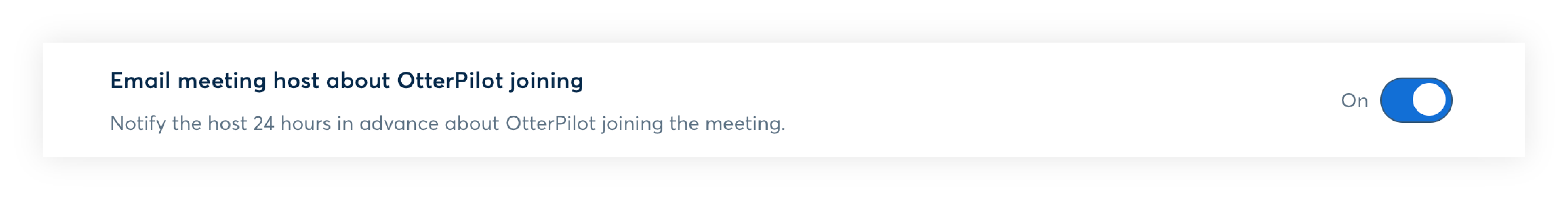 Manage your OtterPilot settings – Otter.ai Help Center