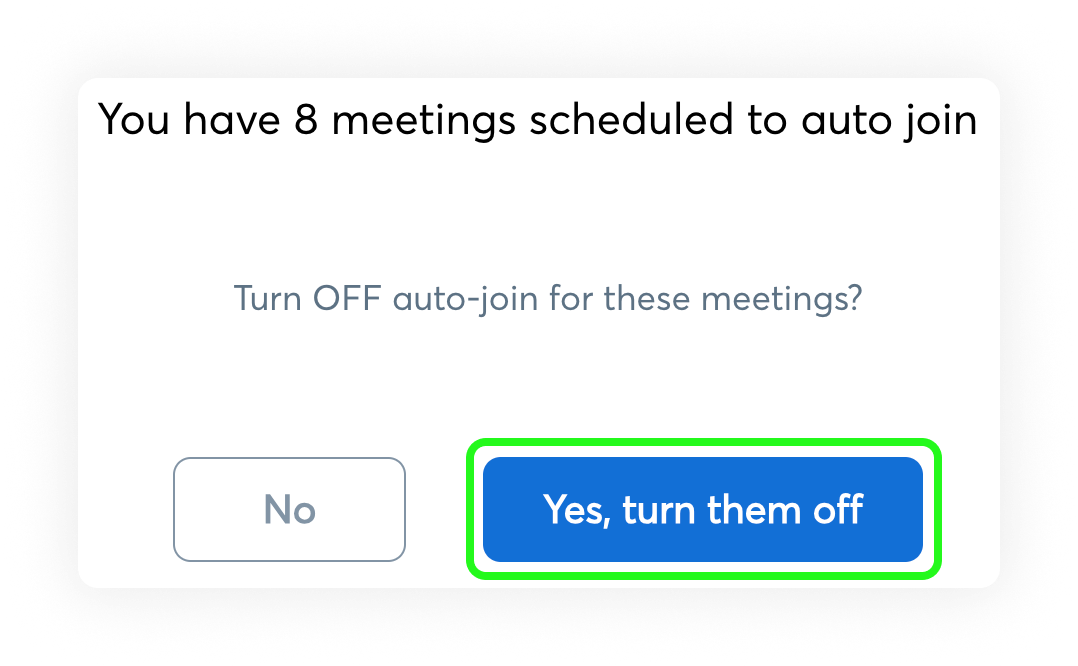 Stop otterpilot from automatically joining your meetings help center