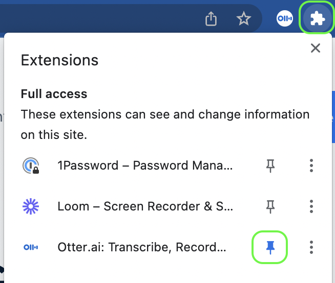 Otter Chrome Extension Otter.ai Help Center